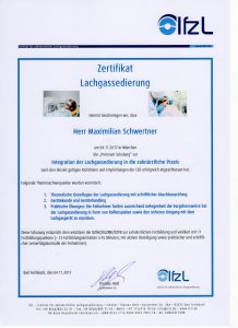 Lachgas | Zahnarzt Fürth – Quelle: Zahnarztpraxis Dr. Ludwig und Kollegen/Zertifikat Herr Schwertner